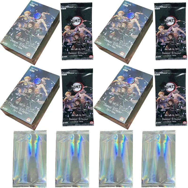 

Demon Slayer Cards Kimetsu No Yaiba Booster Box Anime Figures Hobby Collection Tcg Playing Game Card For Children Gift Toy