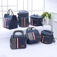 waterproof portable lunch bag insulated thermal food picnic handbag oxford cooler school container bento container accessories