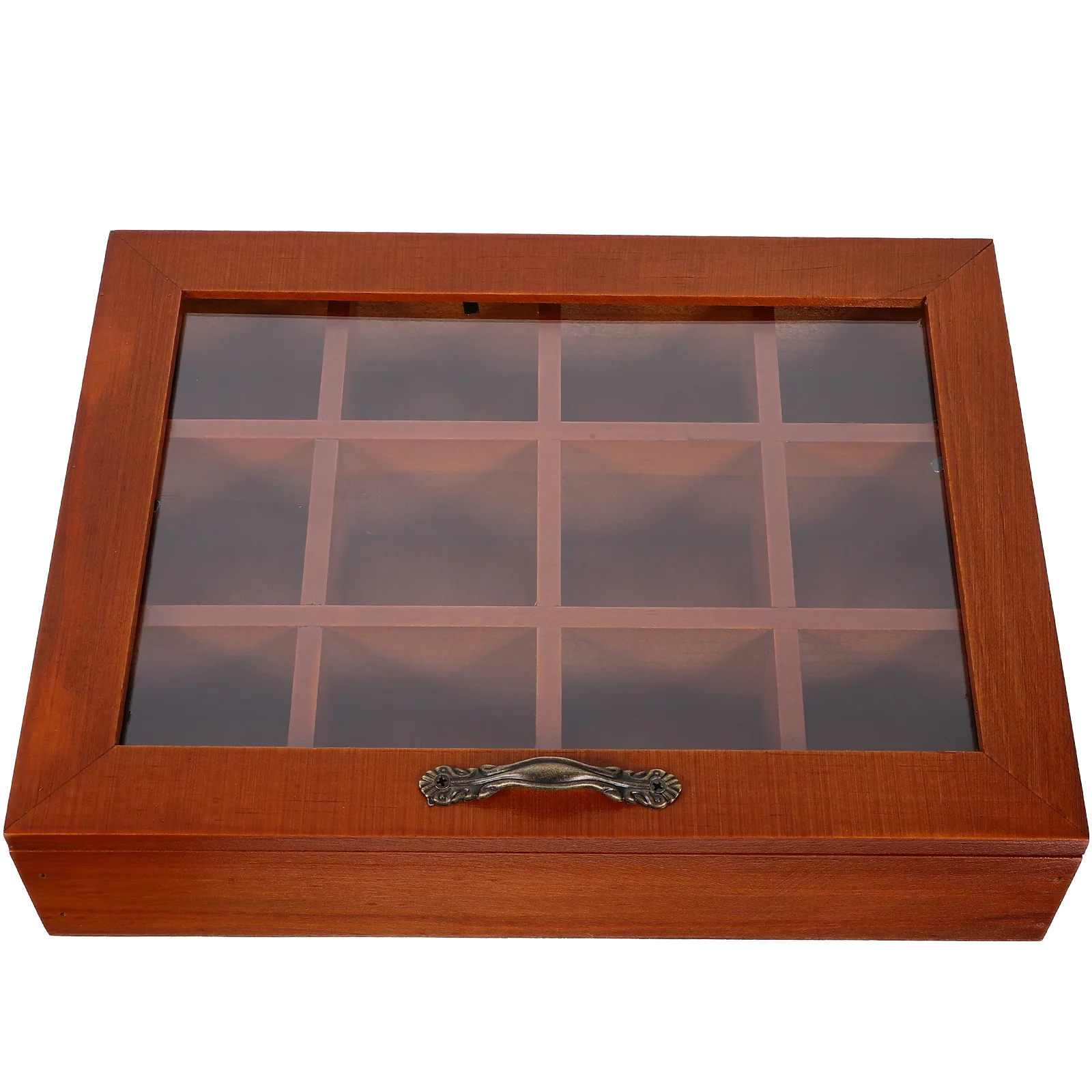 Декоративная коробка для хранения чайных пакетиков деревянная стойка