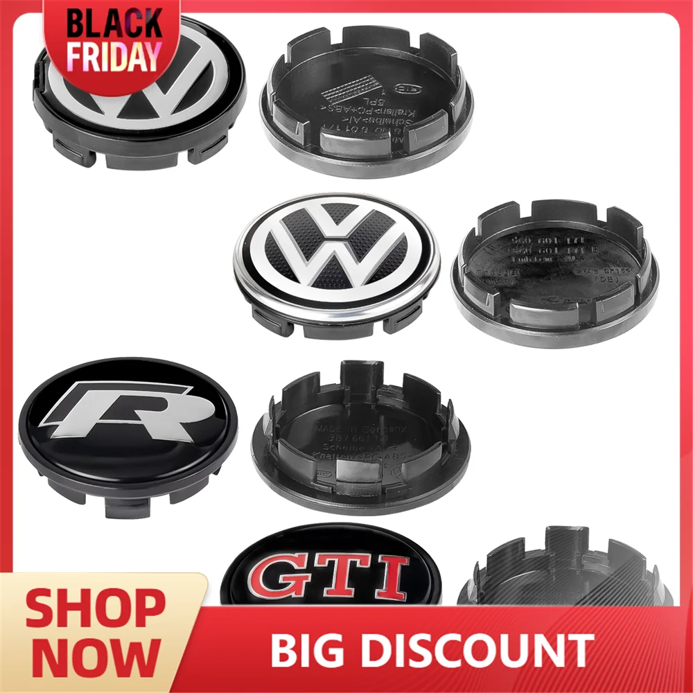 Для Volkswagen VW R GTI Golf 5 6 7 Jetta Passat Tiguan Touareg Polo Bora Lavida 4 шт. 56/65/66 мм колпаки центральной