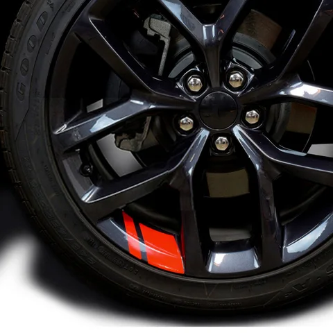 6 шт., светоотражающие наклейки на ступицу колеса для Jeep Renegade Grand Dodge Ram 1500