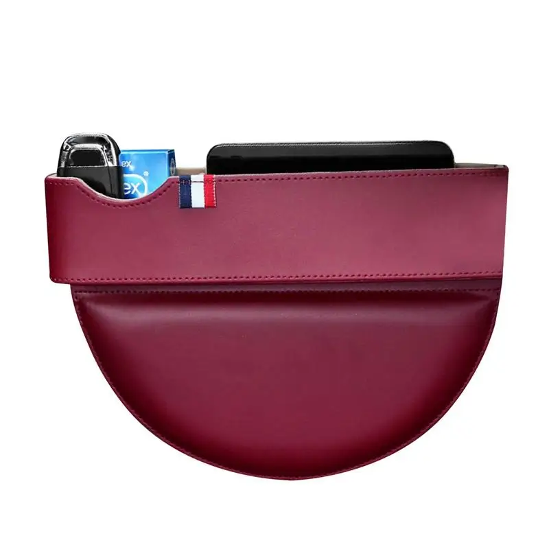 

Car Seat Gap Organizer PU Leather Seat Crevice Storage Box Seat Gap Pockets For Phones Keys Cards Car Interior Accessories For