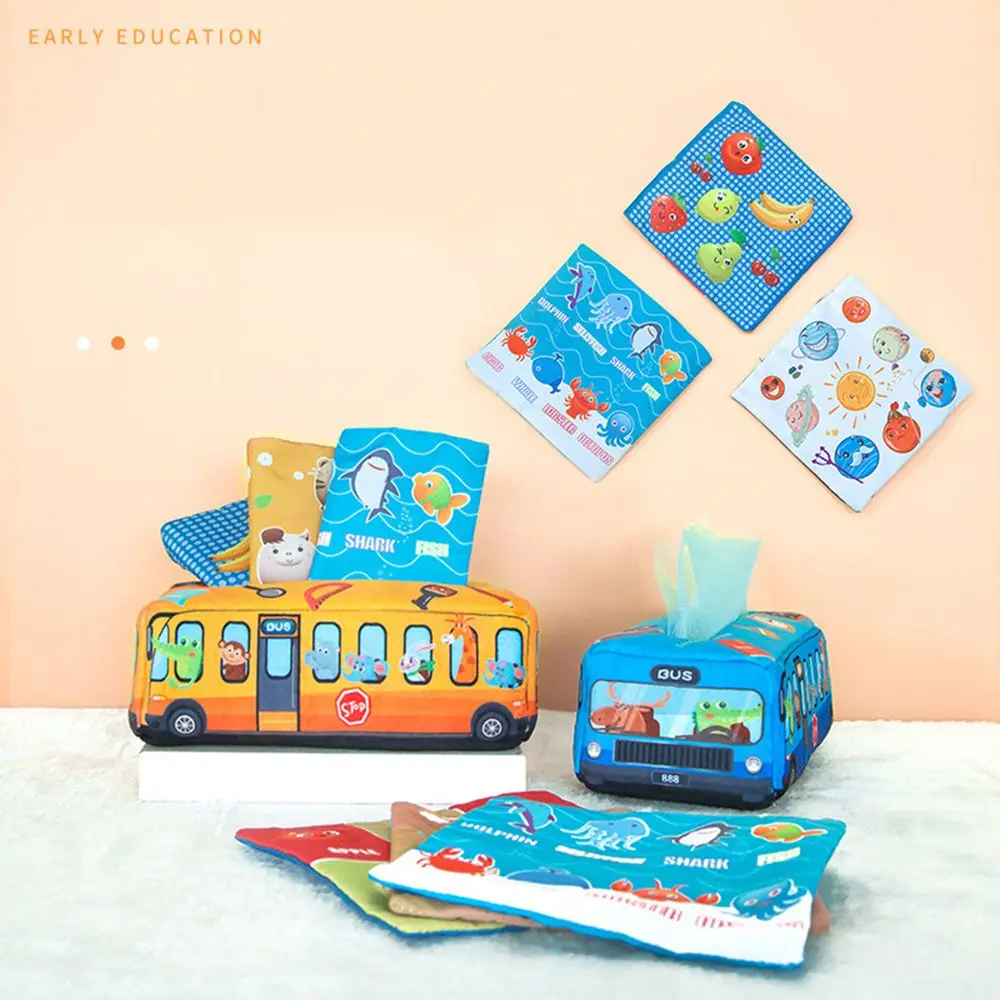 

Kids Gift Kindergarten Montessori Finger Exercise Early Education Baby Tissue Box Toy Baby Game Education Toys