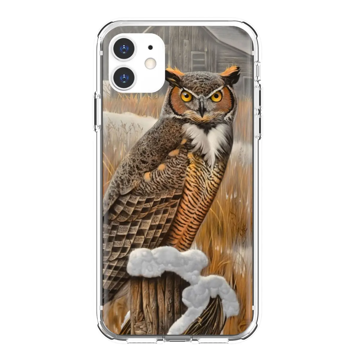 Мягкий кожаный чехол в стиле ретро с изображением совы и животных для Huawei Nova 2 2i 3 3i