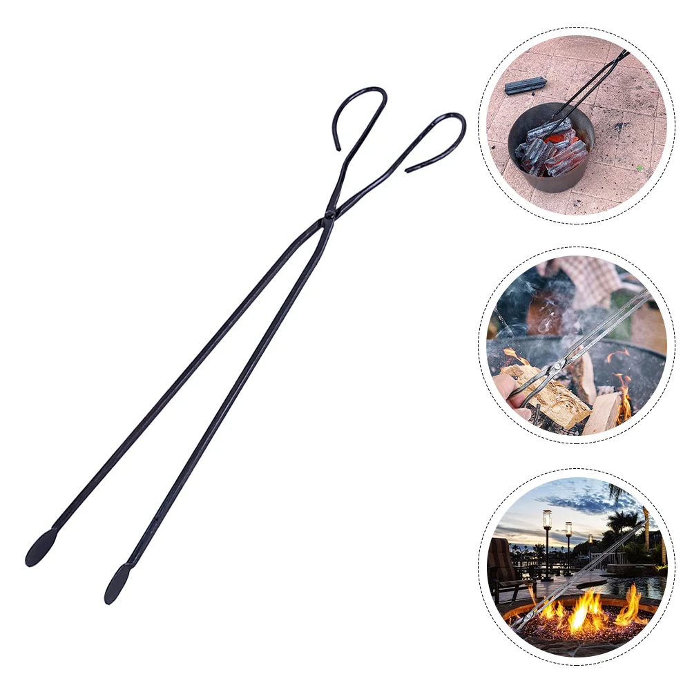 

Tongs Charcoal Clip Bbq Fireplace Grabber Outdoor Firewood Tong Barbecue Crab Log Scissors Grillclamp Camping Picker Kitchen