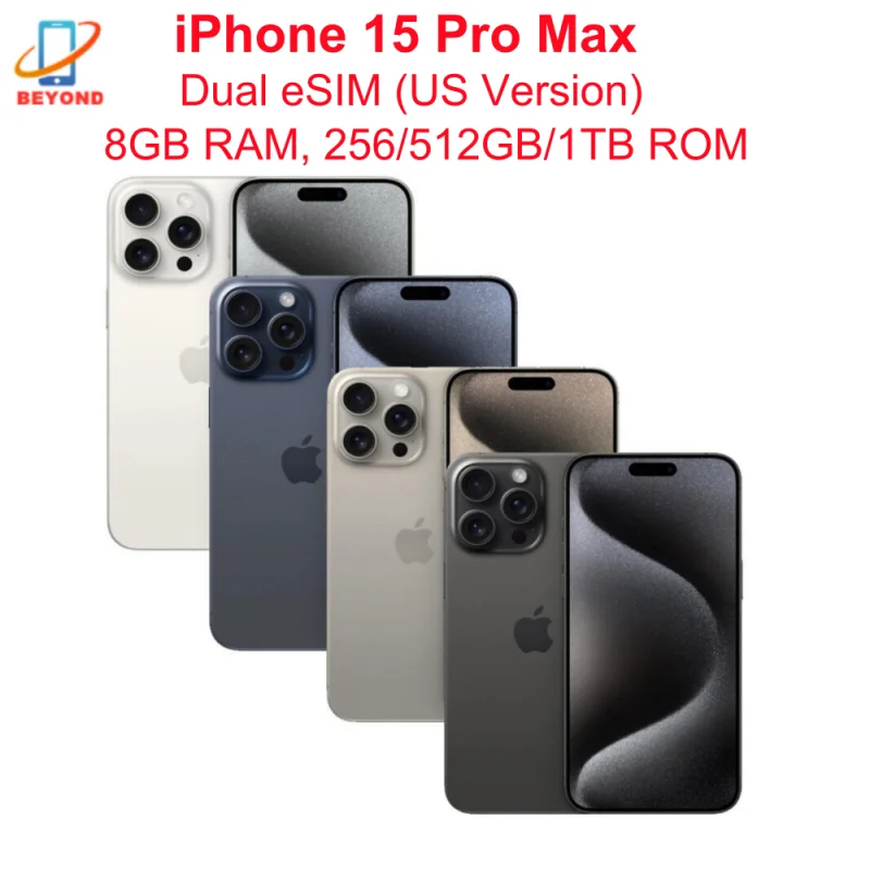 Смартфон Apple iPhone 15 Pro Max 8/256ГБ 8/512ГБ 8/1ТБ global б/у