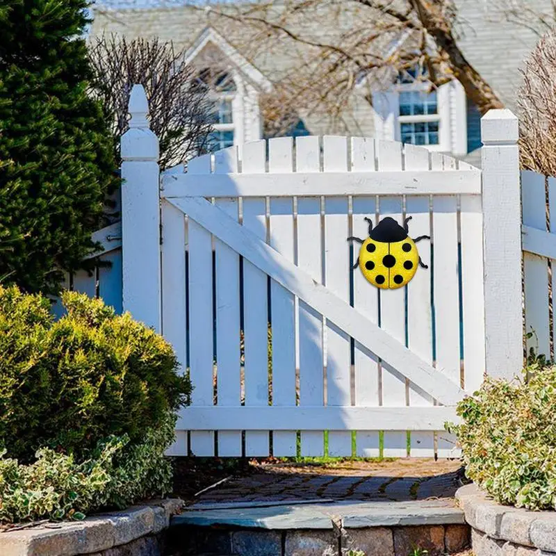 Украшения в виде божьей коровки красочная металлическая фигурка божья коровка