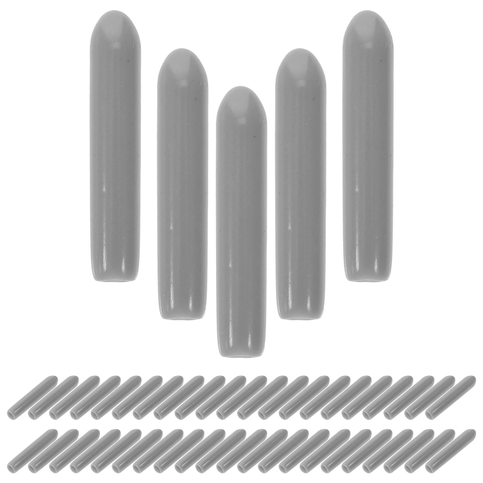 

100/150/200pcs Dishwasher Rack Caps Tip Tine Cover Cap Flexible Round End Caps Replacement Protective Sleeves