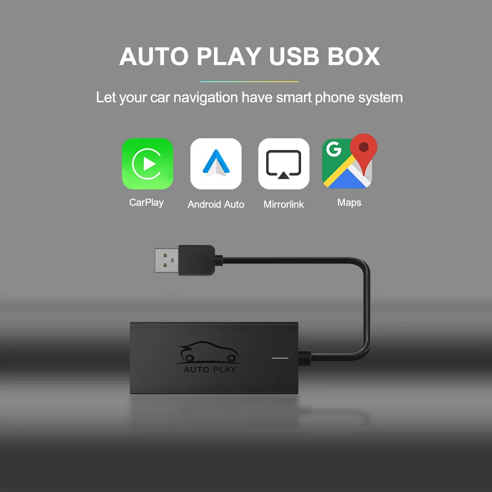 

Carplay Box проводной автомобильный адаптер для потоковой передачи Mirrorlink для Android, автомобильное радио, стерео, мультимедийный плеер, Bluetooth, подключение