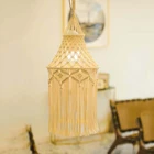 Декоративный абажур для дома, гобелен ручной работы, украшение для дома в скандинавском стиле, богемное освещение