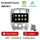 Автомагнитола 2Din, Android 10, мультимедийный видеоплеер для Hyundai Tucson 2004, 2005, 2006, 2007, 2008, 2009, стерео, GPS-навигация Carplay