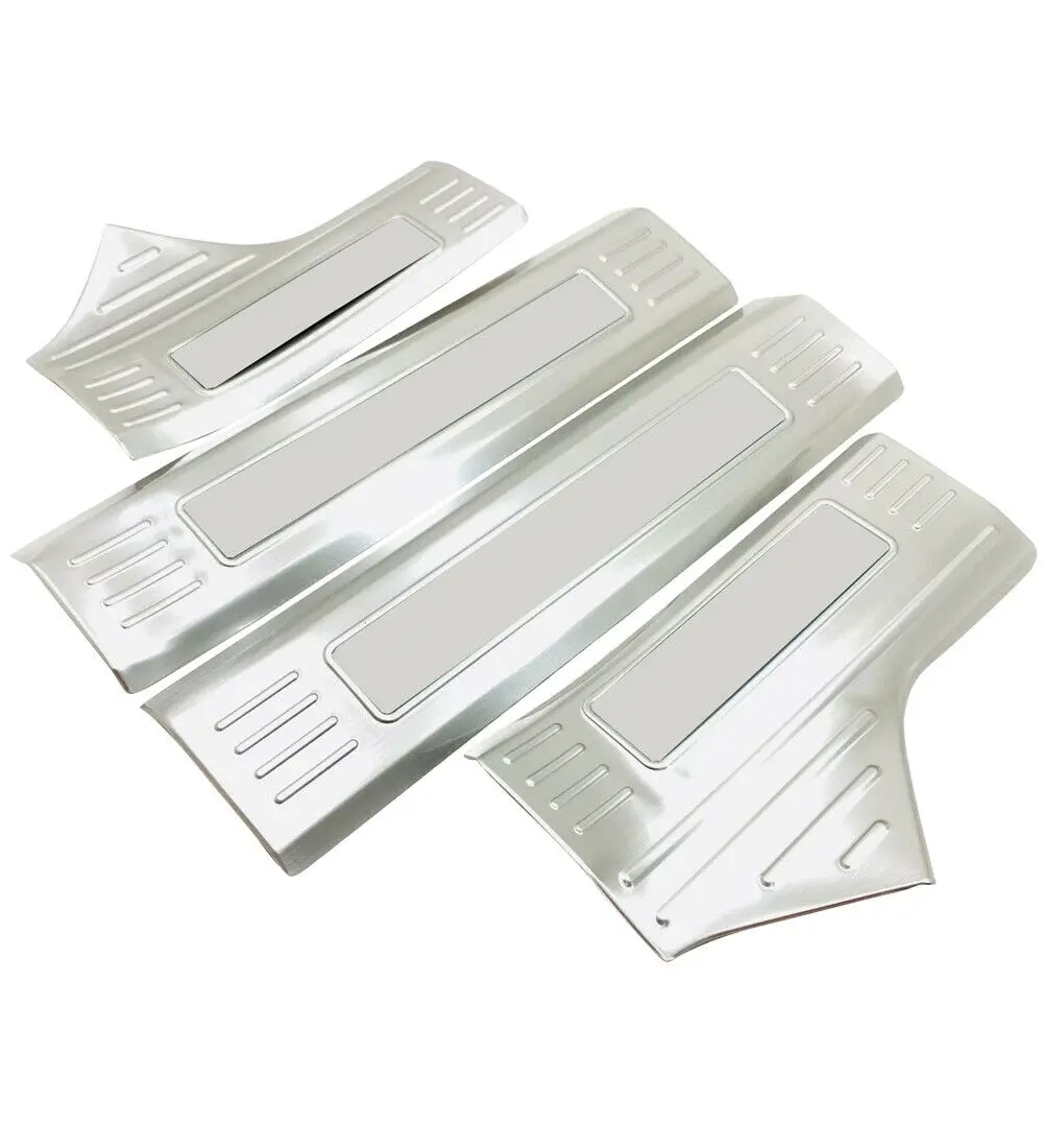 

Steel Silver Inner Door Sill Threshold Plate Cover For Peugeot 2008 2020-2021