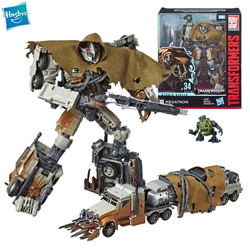 

Hasbro Megatron Transformer Toys Studio Series 34 Leader Class Dark Moon Movie with Igor Action Figure Toys Kids Gift 8.5 Inch