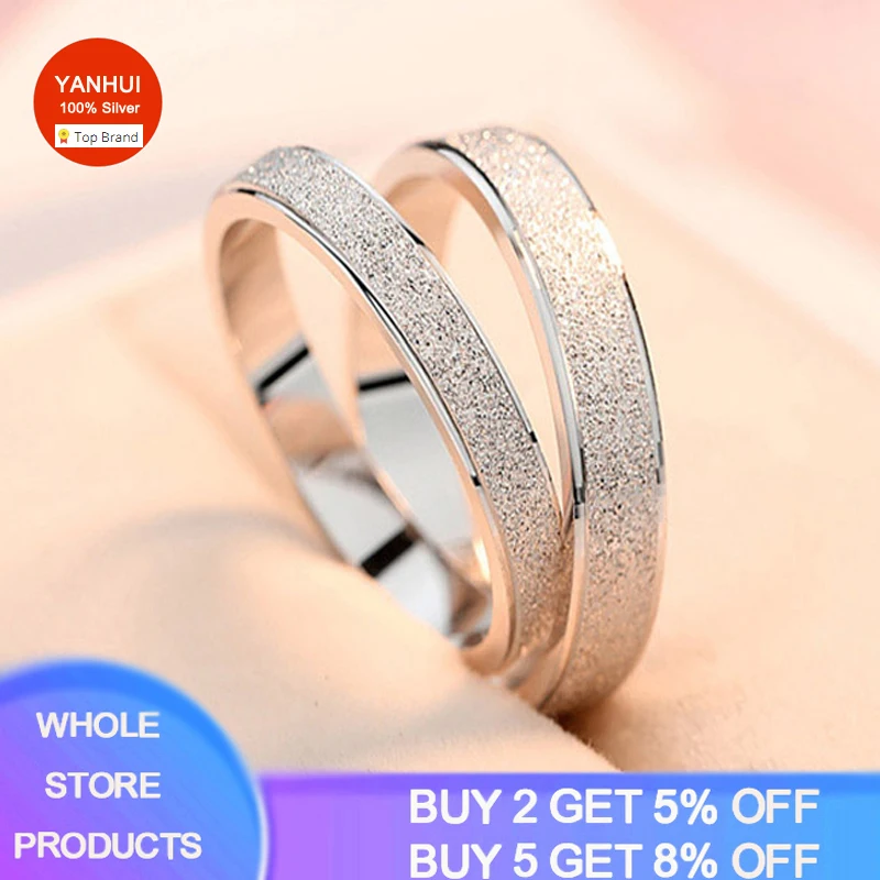 

100% Authentic Tibetan Silver Jewelry Frosted Curved Large Size Ring 4mm Wide Simple Geometric Type Fashion Rings for Women