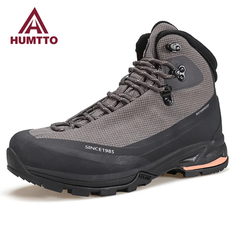 HUMTTO Waterproof Boots for Women 2022 Winter Sports Climbing Hiking Shoes Woman Luxury Designer Outdoor Trekking Womns Sneakers