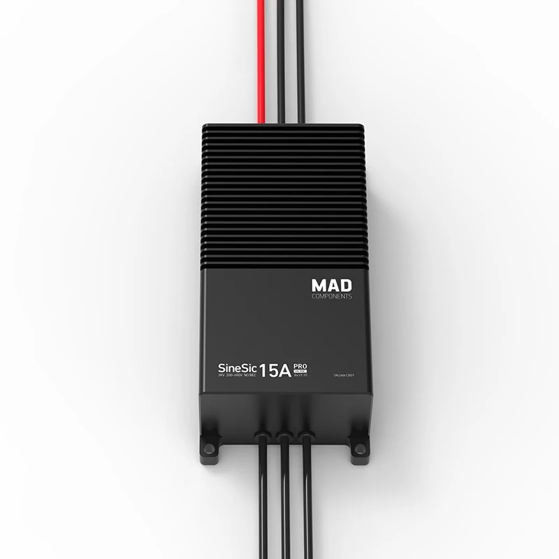 Фото Контроллер двигателя ATV SineSic 15A Pro 600V с высокой плотностью мощности и эффективностью, ручной бесщеточный ESC для двигателей с большим тяговым усилием, для больших дронов №2