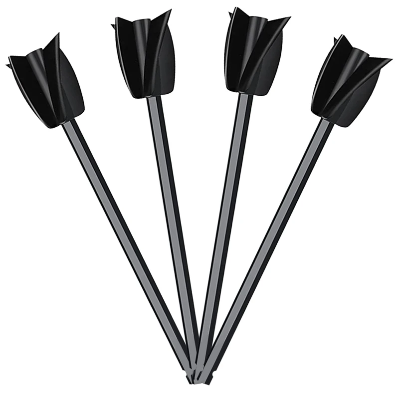 

4Pcs Epoxy Mixing Stick Paint Stirring Rod Putty Cement Paint Mixer Attachment With Drill Chuck For Oil Paint