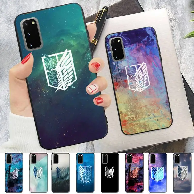 

Attack On Titan Phone Case for Samsung S10 21 20 9 8 plus lite S20 UlTRA 7edge