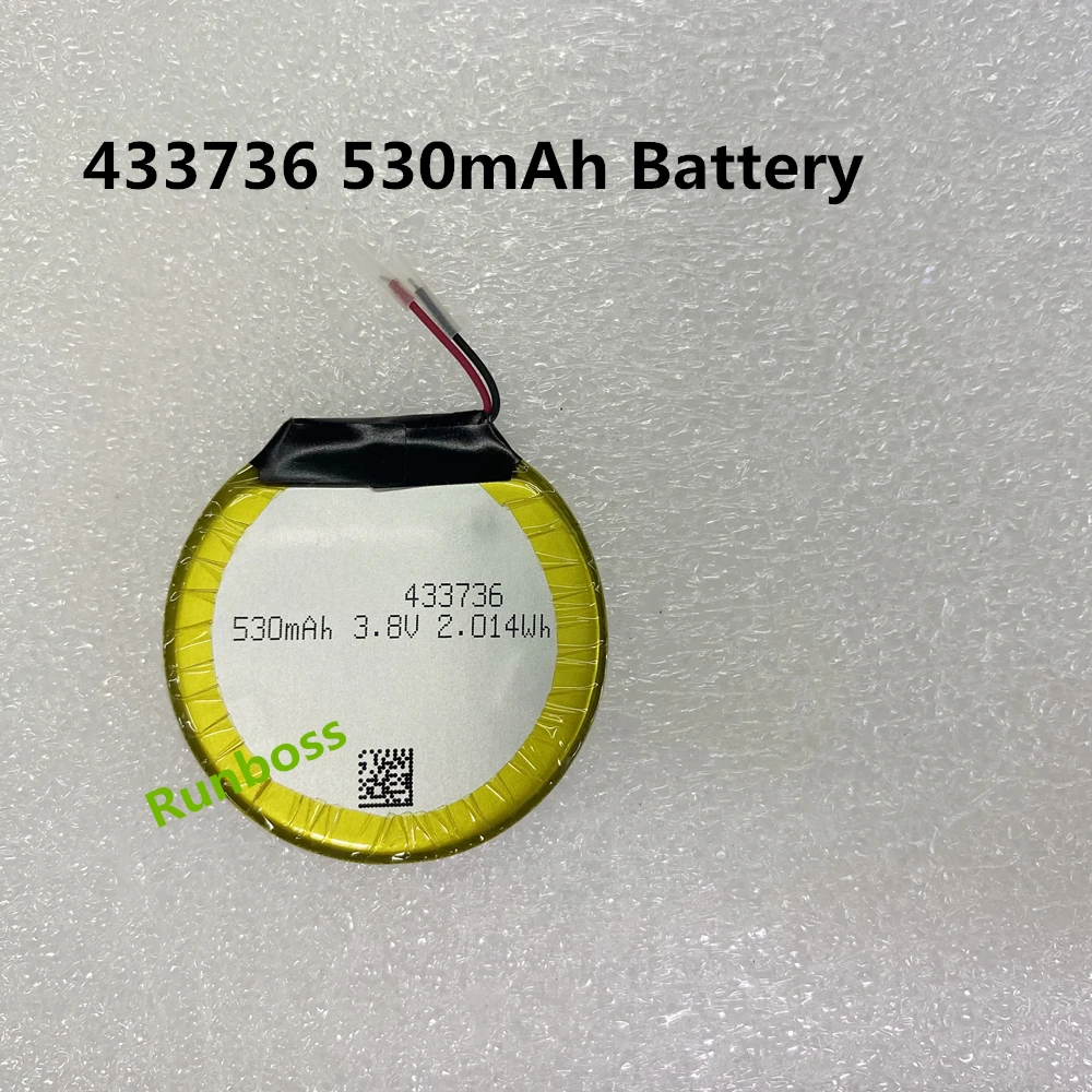 3,8 V 530mAh перезаряжаемая батарея для батареи 433736