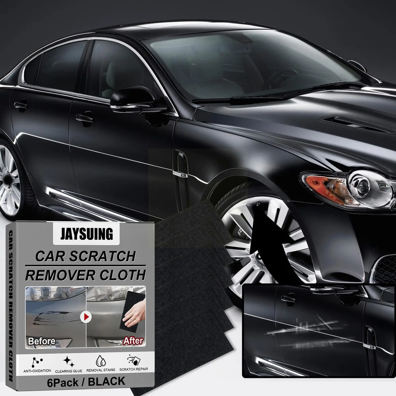 

Car Scratch Nano Repair Cloth Magic Repair Rags For Car Lights Paint Scratch Remover Scuffs Car Cleaner Tools 2022 New Q9B6