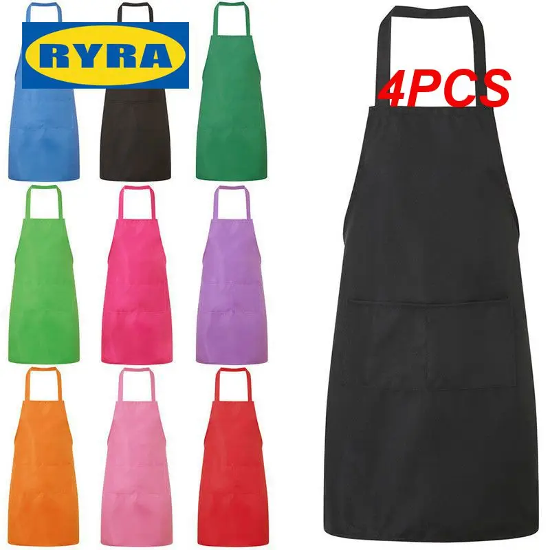 

4 шт., маслостойкие фартуки для кухни