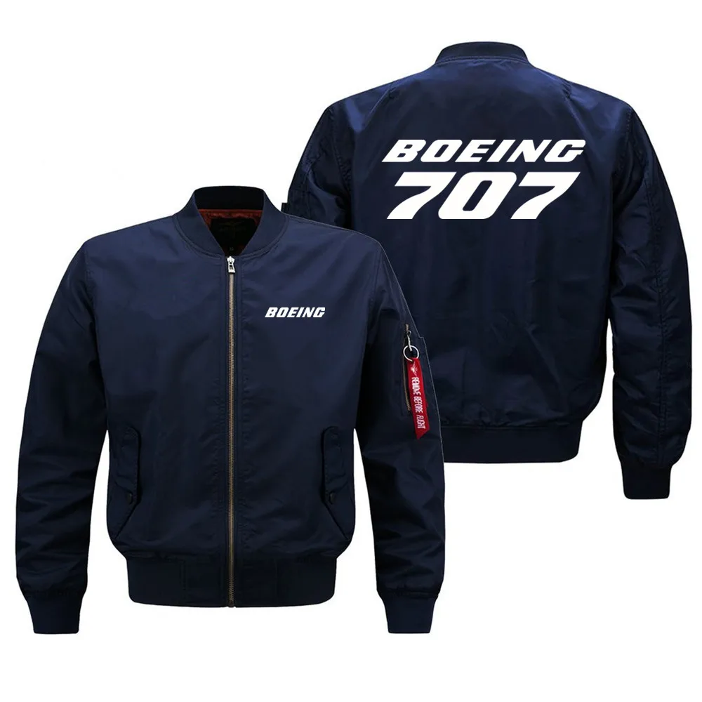 High Quality New Pilot Plane Boeing 707 Ma1 Men Bomber Jacket Outdoor Military Airplane Autumn Winter Man Coats Jacket S-8XL