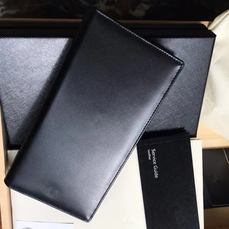 

Cowhide Meisterstück Series Men's Suit Clip Fashion High-quality Men's MB Long Wallet Casual Simple Classic Wallet 2023 New
