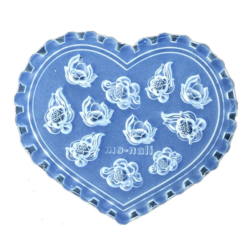 1 шт. тюльпан морская ракушка кролик золотая рыбка звезда 3D акриловая форма для