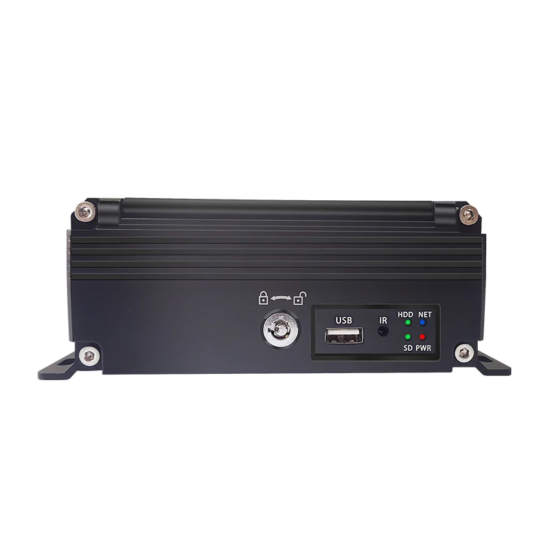 Мобильный видеорегистратор 4 канала Автомобильный черный ящик HDD 1080p MDVR ST9804 для