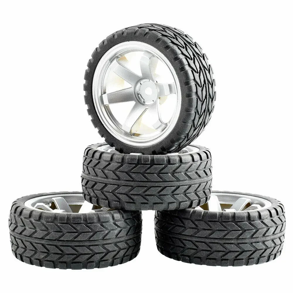 RC 701-6017 резиновые шины и пластиковые колеса 4 шт. для HSP HPI 1:10 на дороге автомобиля