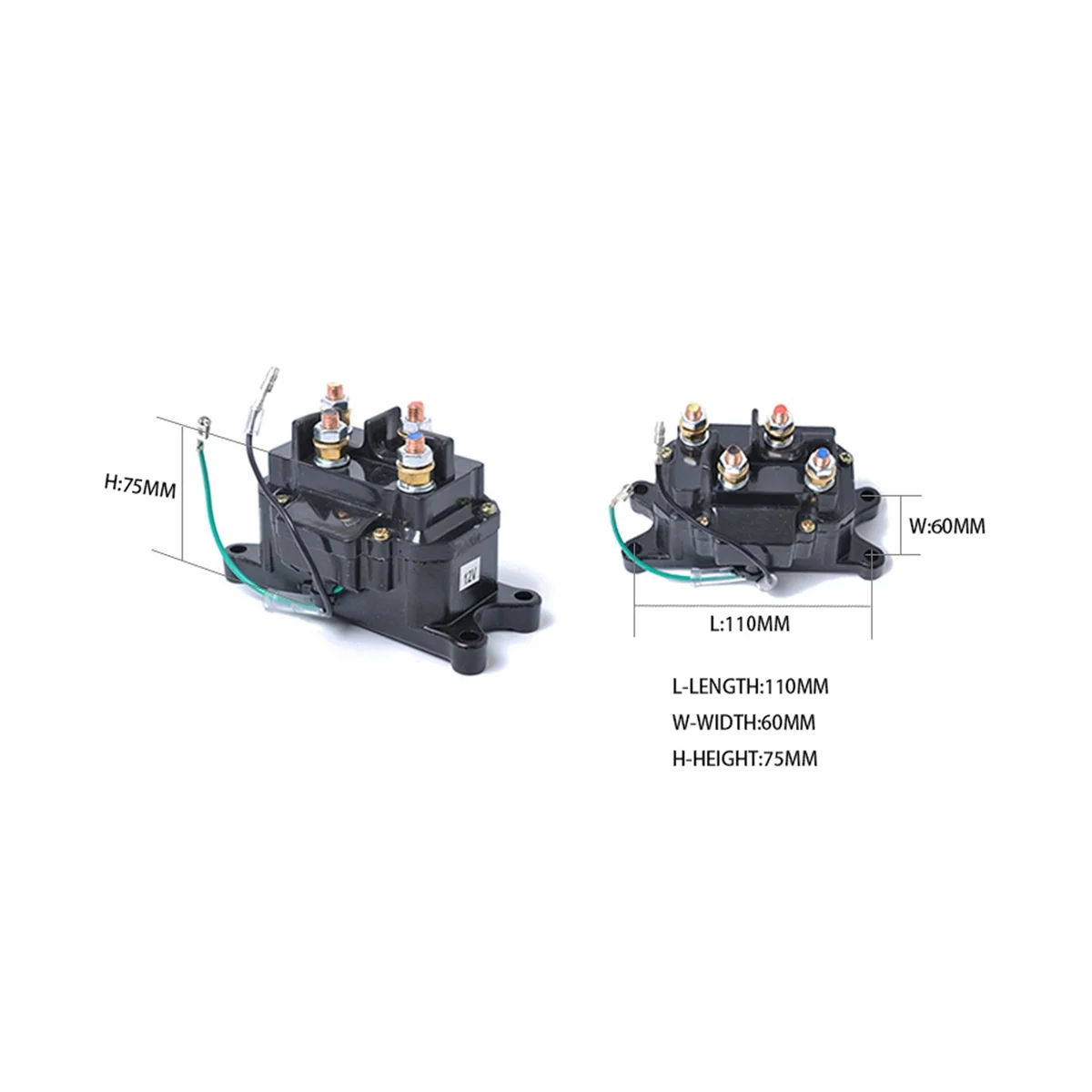 Электромагнит для лебедки 12 В контактор ATV UTV 63070-62135 фунтов 4WD 74900 2875714