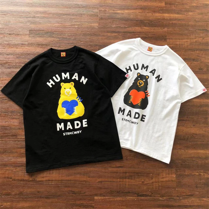 

New Human Made T-shirt Men Women Top Version T Shirts Cotton Tops Tee