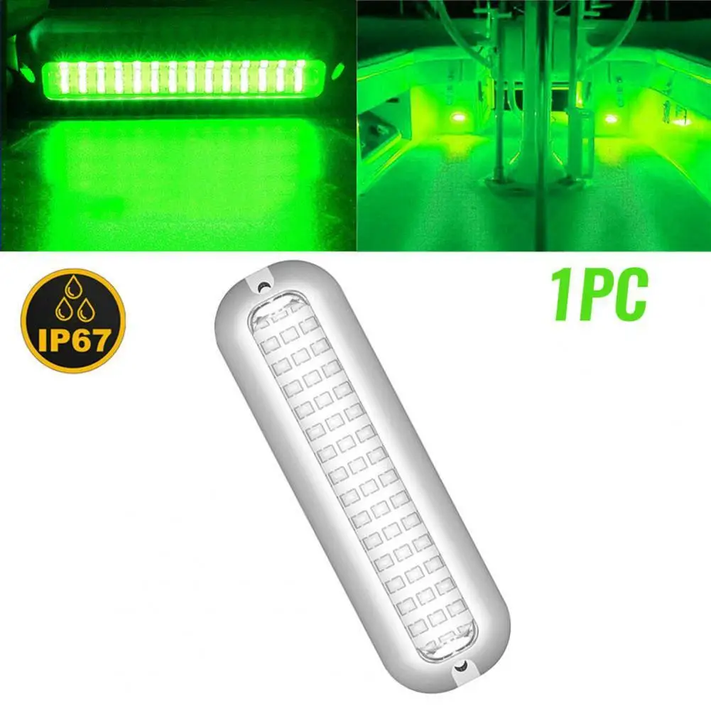 

Stainless Steel Excellent High Brightness Underwater Light Rectangle Underwater Light Overheat Protection for RV