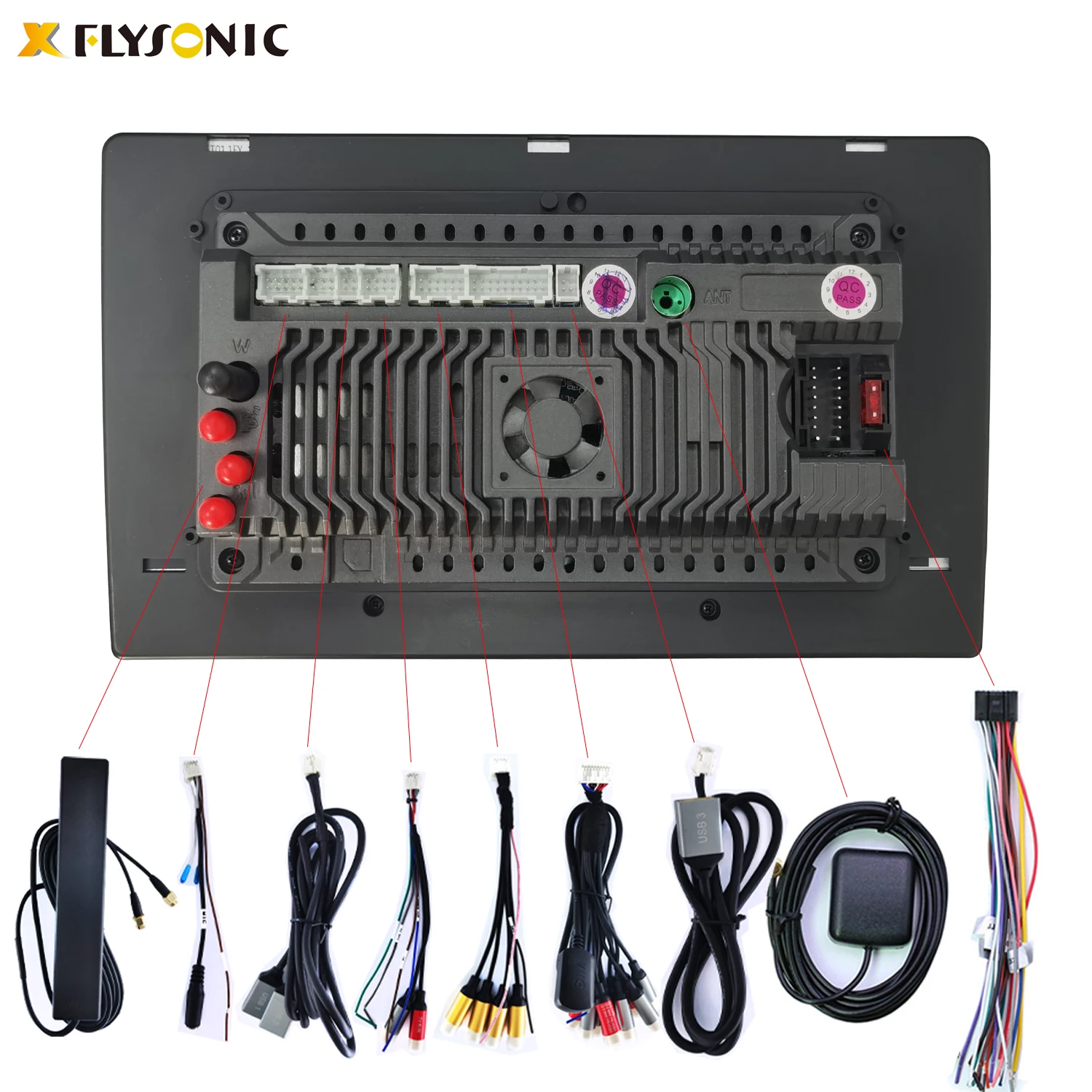 Фото 2026 Flysonic FM 2.5D Мультимедийный 2+32G Sprinter Winca Автомобильный DVD-плеер №5
