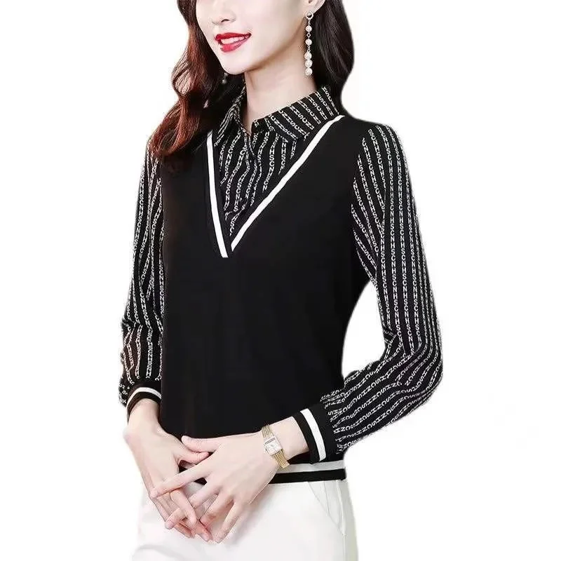 Нижняя рубашка в западном стиле женское новое пальто 2025 года модная блузка с