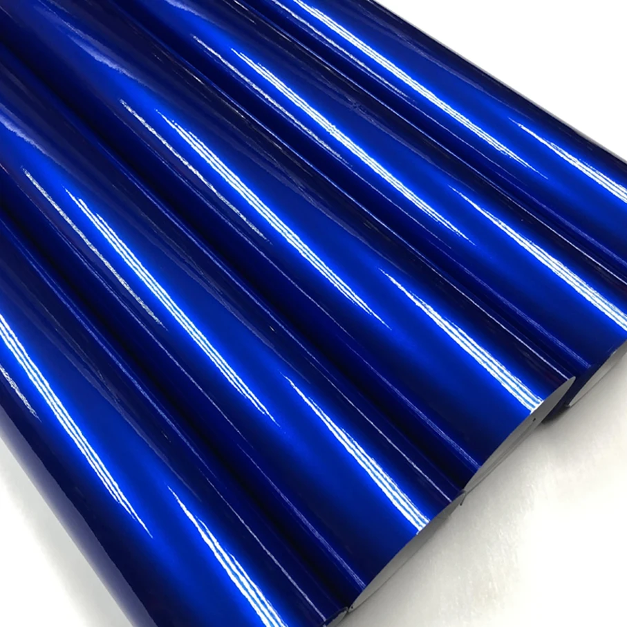 10/20/30/40/50/60 см x 152 см/лот синяя блестящая виниловая автомобильная пленка с металлическим блеском воздушно-пузырьковая пленка жемчужная синяя пленка Vhicle