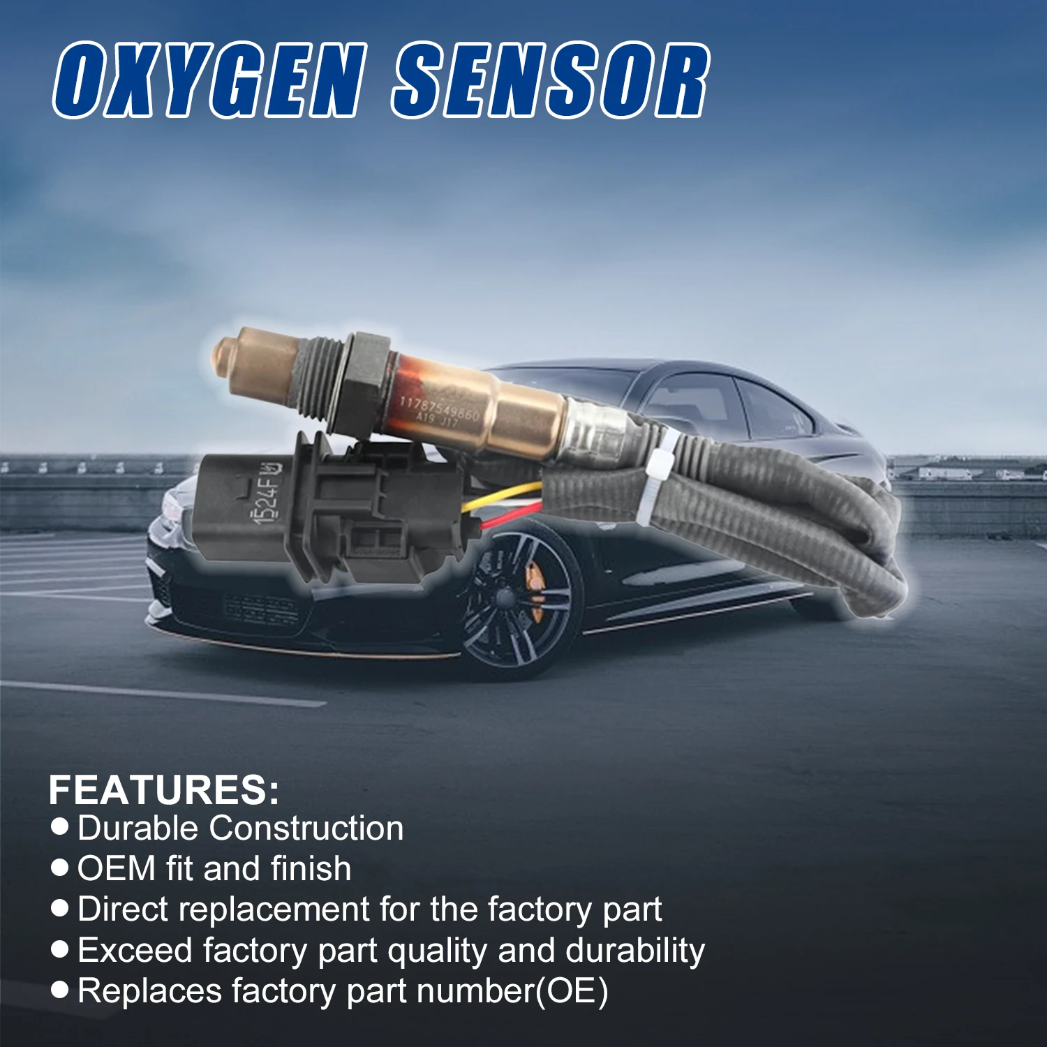 Подъемный кислородный датчик RIGHTPARTS Lambda O2 11787549860 для MINI R56 CLUBMAN R55 Cooper S 1 6 06-15