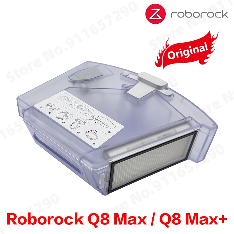 

Оригинальный фильтр Roborock Q8 Max / Q8 Max + аксессуары Сверхлегкий пылесборник HEPA фильтр резервуар для воды комбинированный блок запасные части