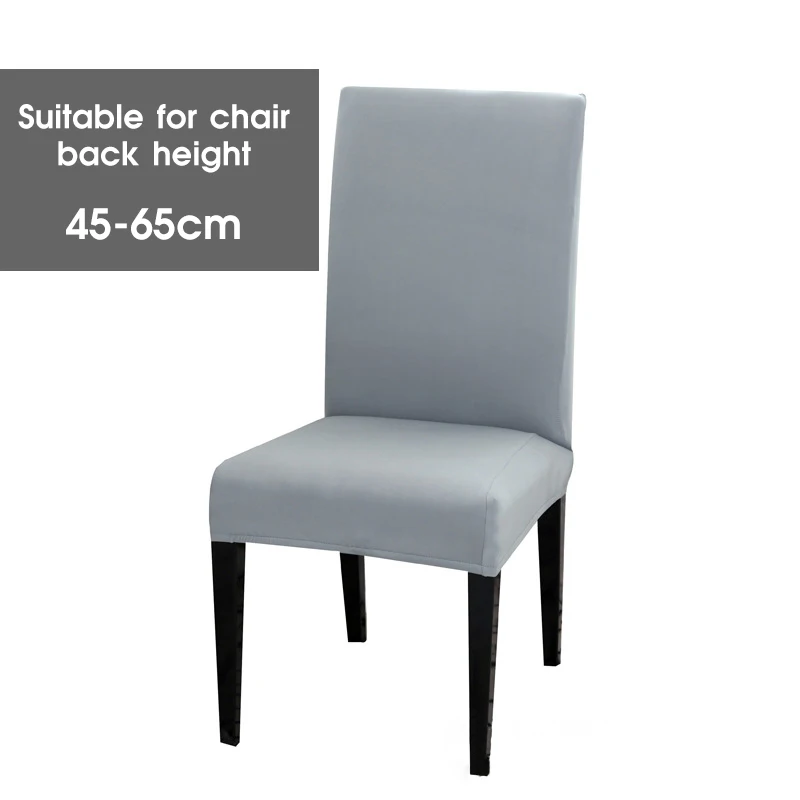 

MIDSUM Solid Color Stretch Chair Cover For Living Room Velet Chair Cover With Backrest Four Season Universal Home Decoration
