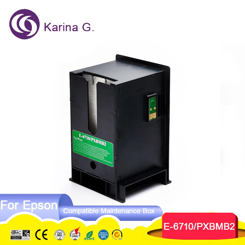 Совместимый бокс для обслуживания чернил T6710 C13T671000 PXBMB2 Epson трудозатратный
