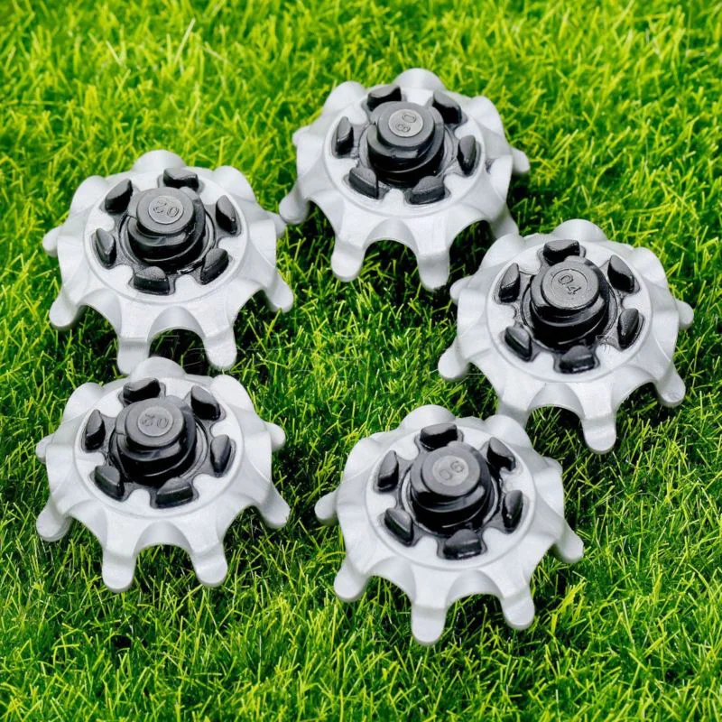 

14pcs Golf Shoes Soft Spikes Pins 2.9*1.2cm Fast Twist Shoe Spikes Replacement Set Golf Training Aids Dual Hardness Construction