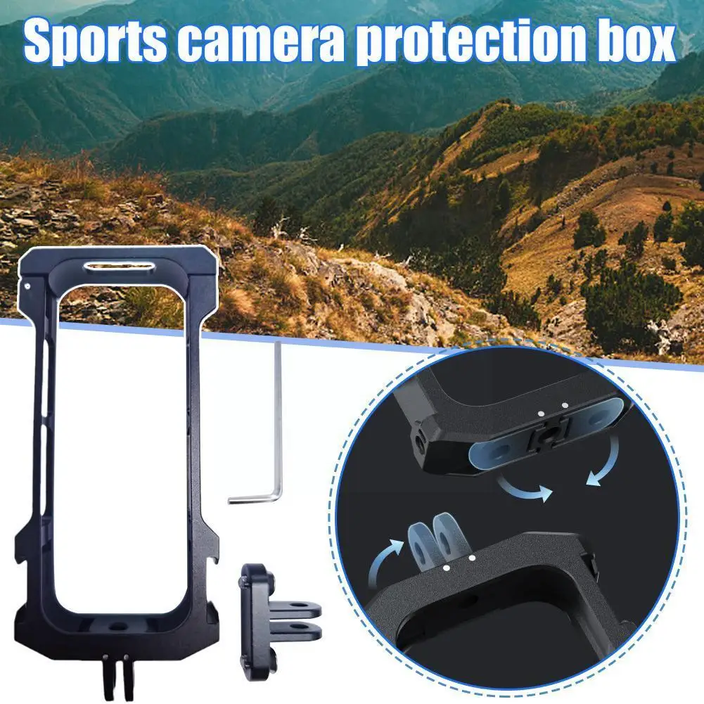 

For Insta360 X3 Aluminum Alloy Insta360 X 3 Sports Protective Bezel Camera Expansion Panoramic Frame Accessories Action V9r3