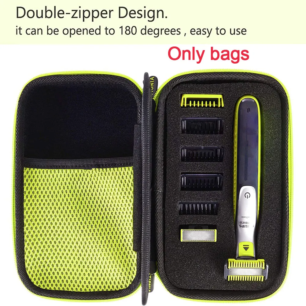 

Storage Bag Portable Hard Carrying Case For Philips Norelco Oneblade Hybrid Electric Trimmer Shaver Qp2520 Qp2530 Qp2620 Qp2630