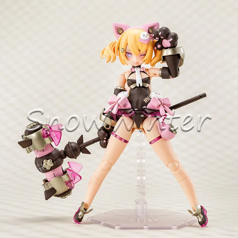Фото В наличии: Оригинальная фигурка KOTOBUKIYA Megami Device 26.1 Puni Mofu Kuro Mao в пенопластовой упаковке, подарок для коллекционеров. №5