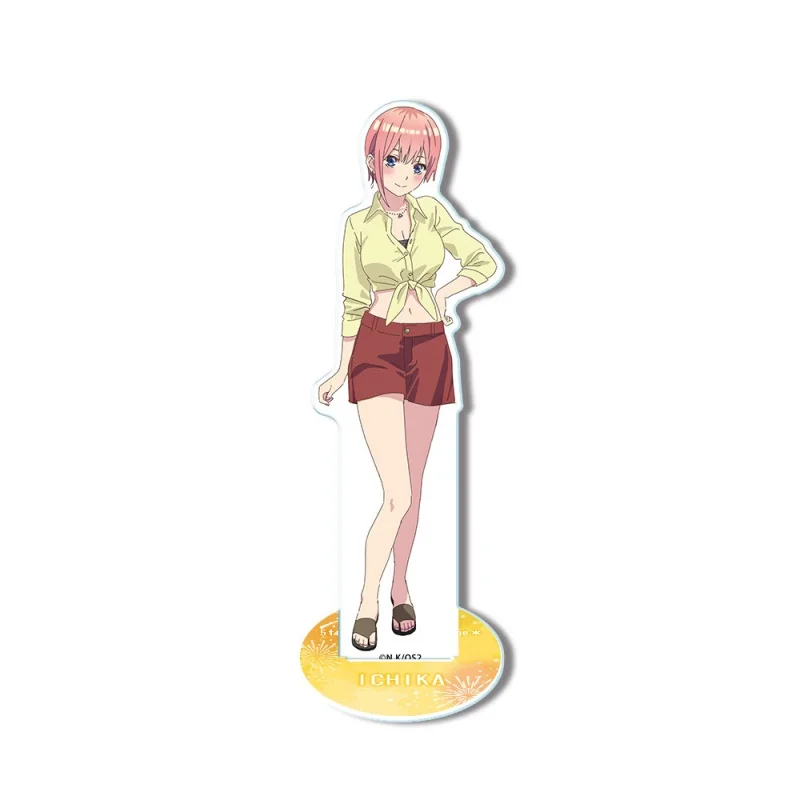 Фото Акриловая фигурка The Quintessential Quintuplets 15 см, настольное украшение, коллекционные аксессуары, брелок для ключей №2