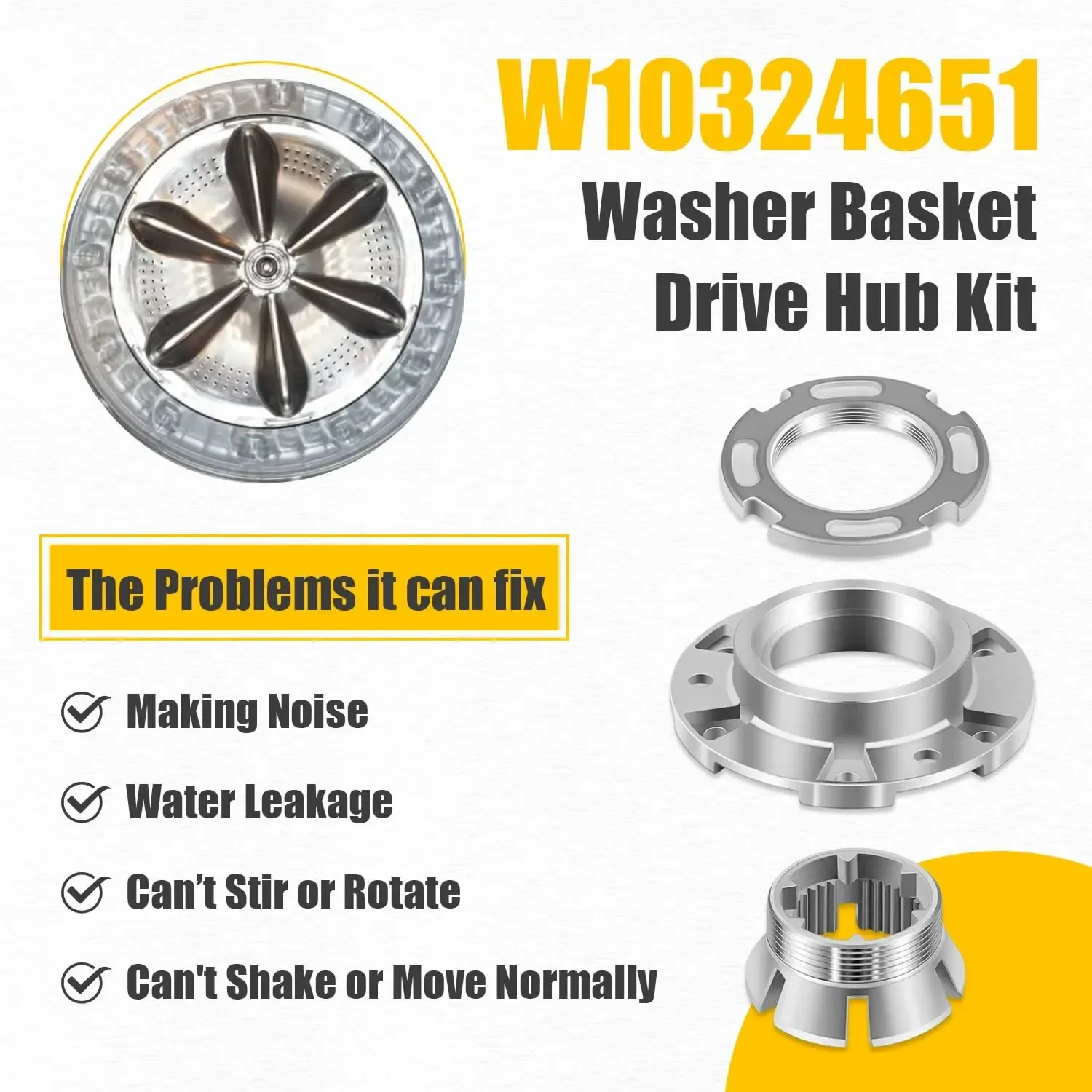 В 10324651 Комплект приводной ступицы корзины шайбы сменный блок для внутренней