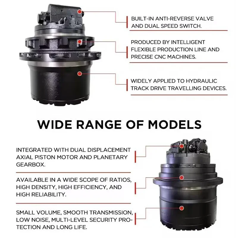 WEITAI OEM ODM Заводская поставка 40nx2 6002 45 50 56 305 Экскаватор Гидравлический ходовой