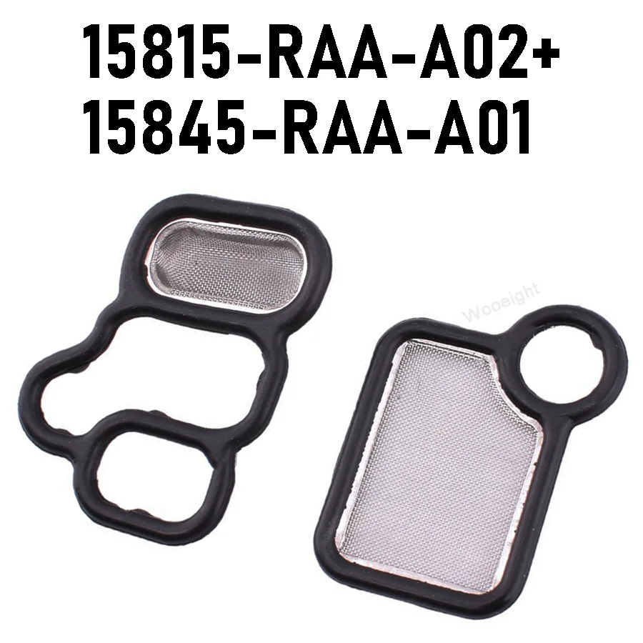 

Золотниковый клапан Wooeight прокладка электромагнитного клапана VTEC, уплотнение фильтра VTC 15815-RAA-A02 15845-RAA-A01, подходит для Honda Civic, Accord, Integra