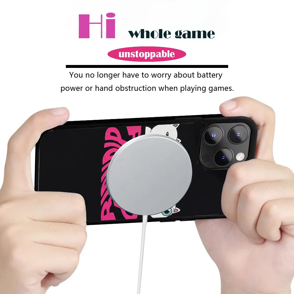 Funny R-RipndipS CAT Phone Case For iPhone 16 15 14 13 12 11 PRO MAX PLUS Mini Magnetic wireless mirror phone case