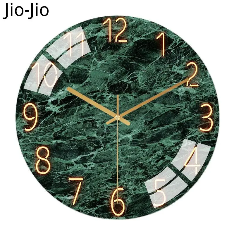 

Большие стеклянные настенные часы, современные бесшумные кухонные, для гостиной, спальни, домашний декор, подарок, 12 дюймов
